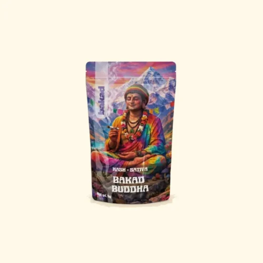 Alternative view of Buddha Hash THCX 40% THCA 10%